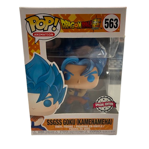 Ssgss Goku (Kamehameha) – Dragonball Super Pop Vinyl – 563 – Unopen. (NG 1386788)