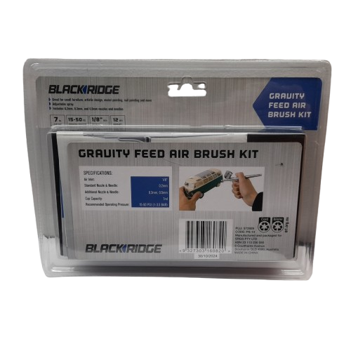 Blackridge 572929 Gravity Feed Air Brush Kit (MR)