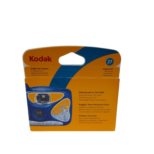 Kodak Sport Waterproof Disposable Camera Yellow (In The Box) (MR)