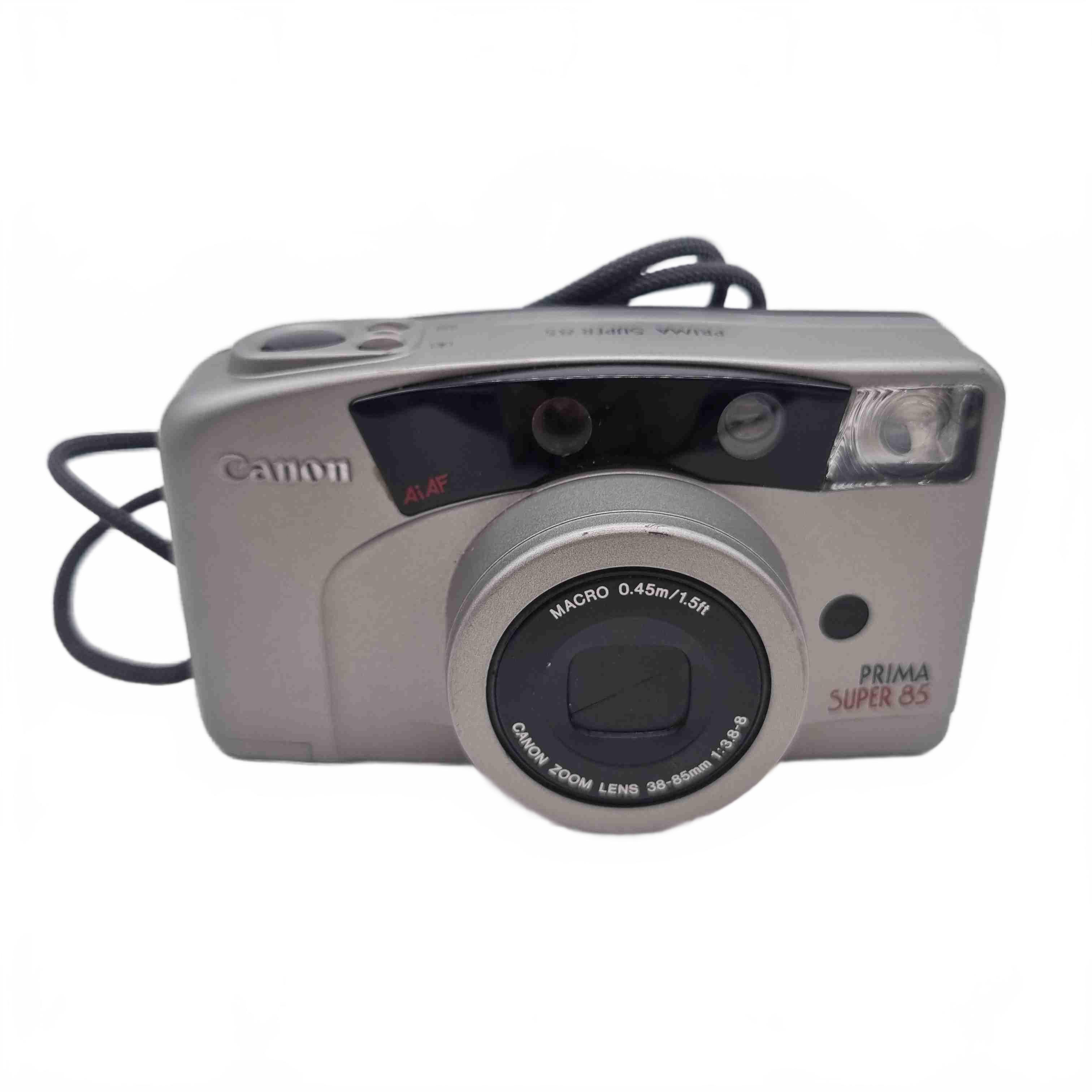 Canon Camera Prima Super 85 Silver Black (WR 1434045)