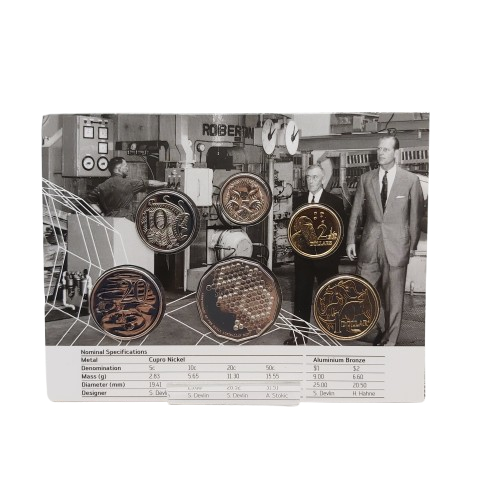 2015 Six Coin Uncirculated Set 50th Anniversary Of The Royal Australian Mint