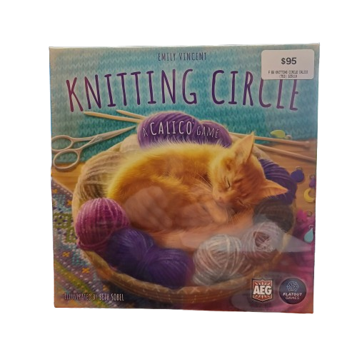 Knitting Circle Board Game, Calico Edition, Factory Sealed (LE)