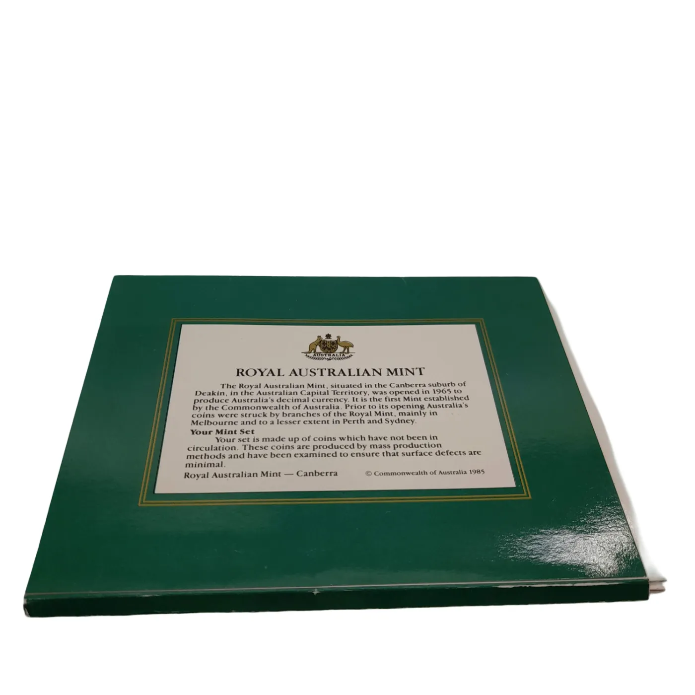 Royal Australian Mint Coin Set 1985 Mint Set Uncirculated (WR)