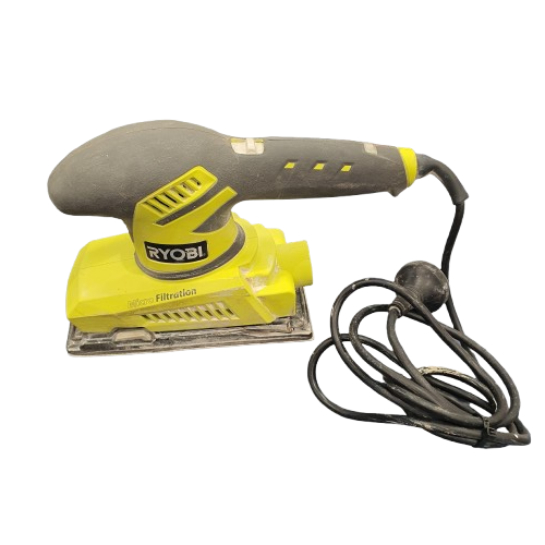 Ryobi Sander ESSE280RG, Green, 240V, No Dust Catcher, Good USED Condition (MR 1429273)