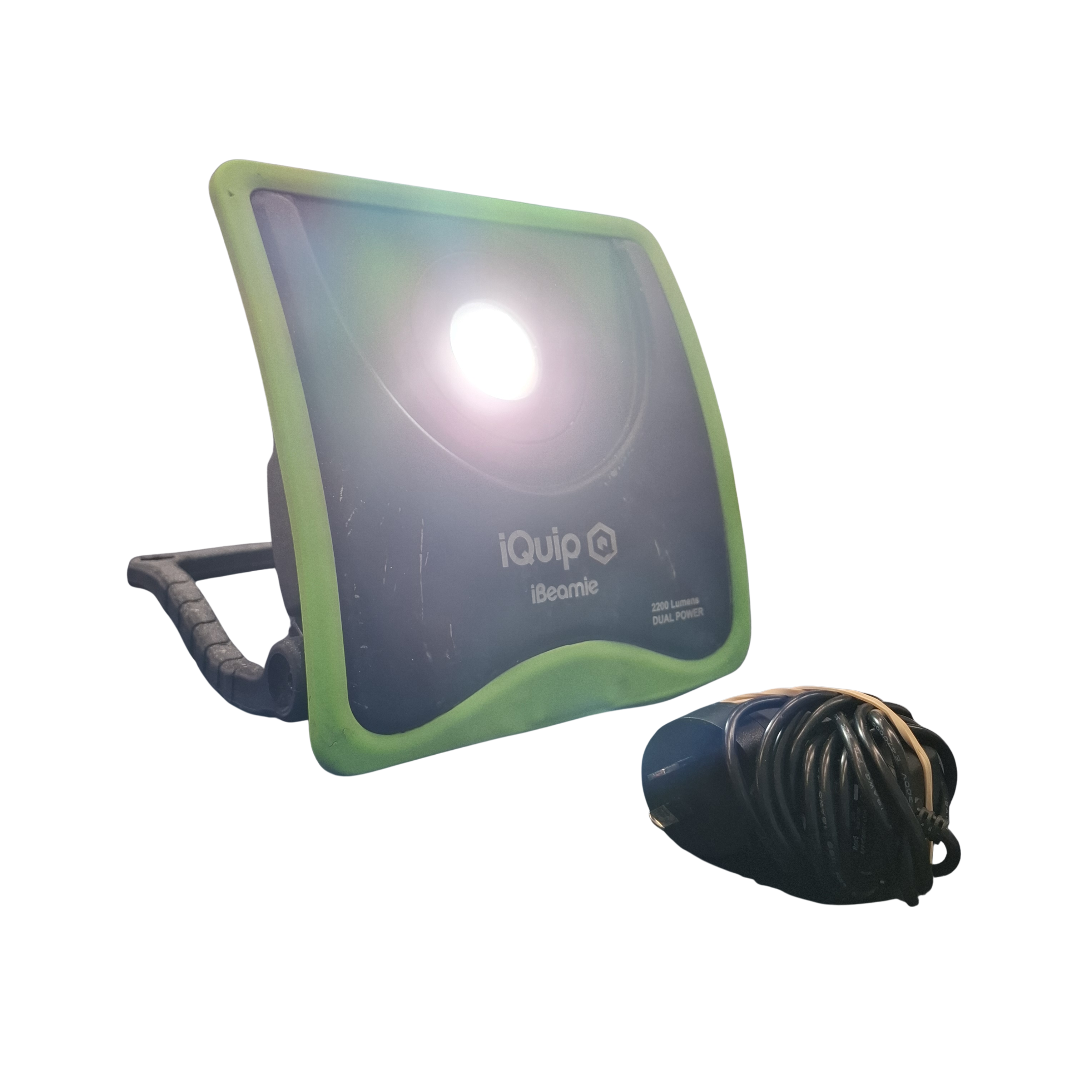 Iquip Work Light 18LB20 Black/Green 2200/1100 Lumen Rechargeable (JN)