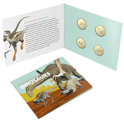 Australian Dinosaur Collector Coins 2022 $1 Four Coin Set (CP)