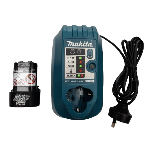 Makita Drill Driver DF330D Teal/Black (With Charger + Battery)