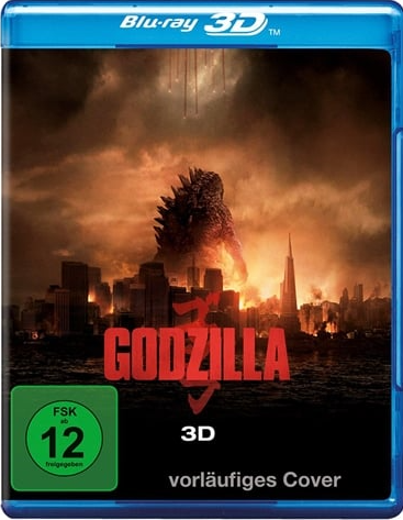 Godzilla 2014 BR+3D Like New Sealed (LN)