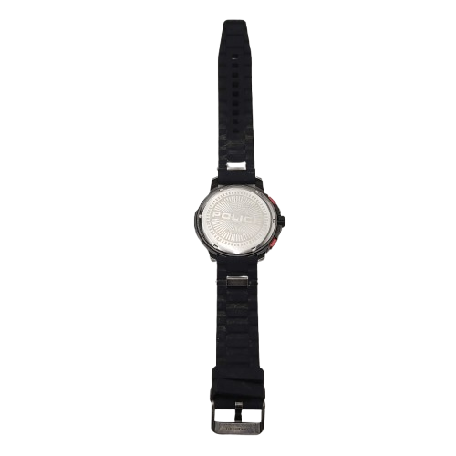 Mens Black Mechanical Police Watch JQ20030 (NA 1345979)