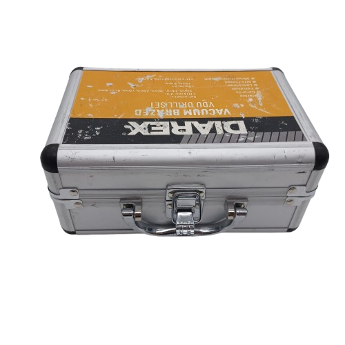 Diarex 10pc Vacuum Brazed VDU Drill Bit Set, Good Condition, Case + Label Dinged (LE 1368533)