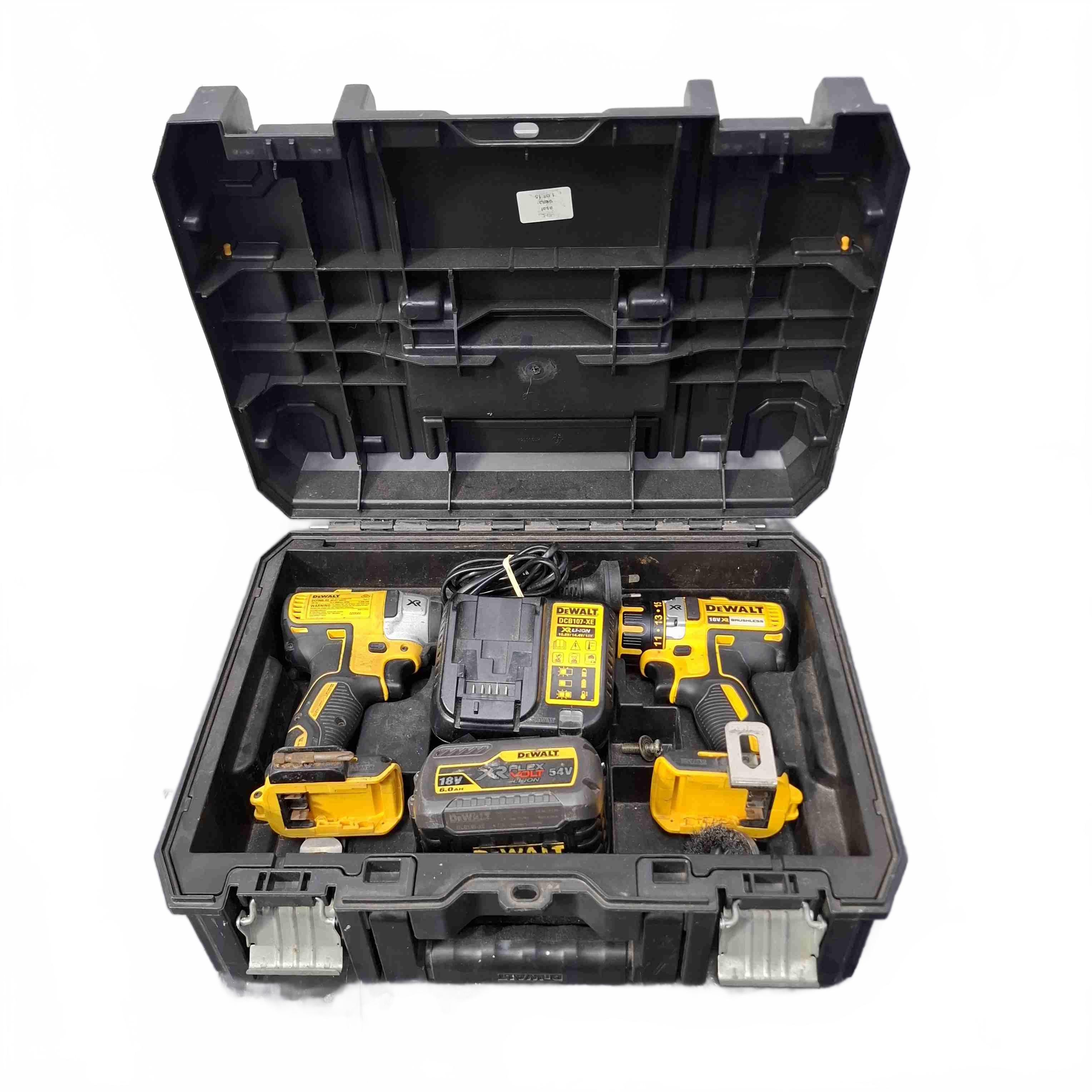Dewalt Drill And Impact Driver Kit DCK258D2T With Charger and 6.0AH Battery in Hard Case (WR 1433584)