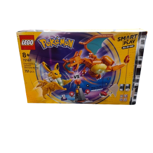 LEGO 72167 Pokémon SMART Play Charizard vs Jolteon Ultimate Battle *Box Damaged* (LN)