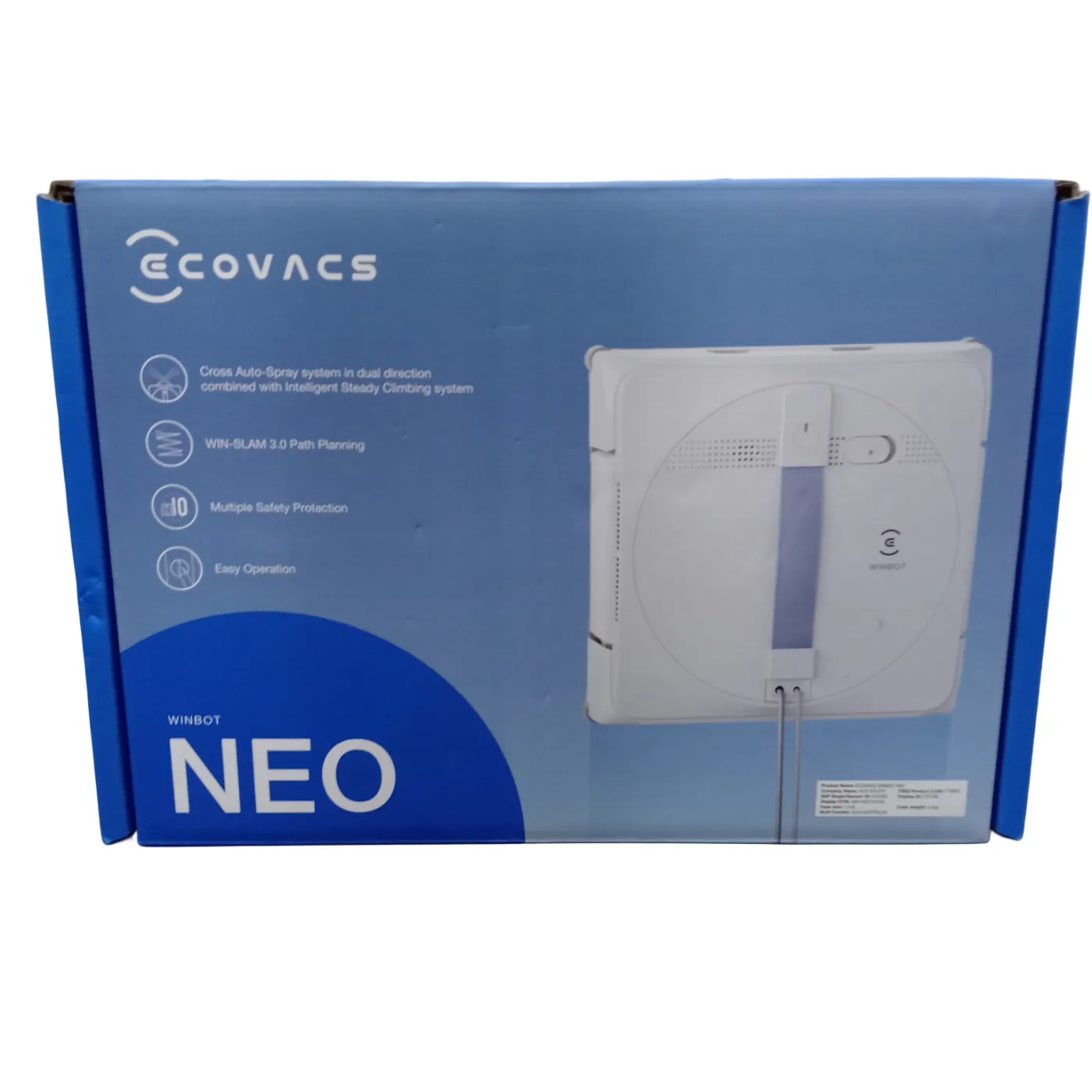 Ecovacs Window Vacuum WG819-14 White  (WR 1356018)