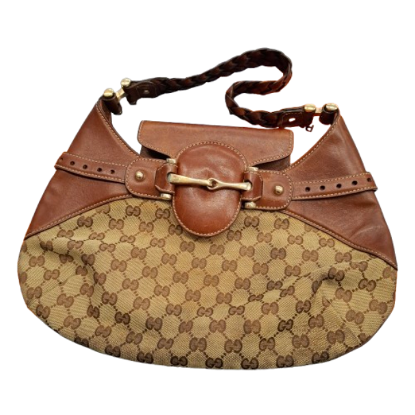 GUCCI Canvas Classic Handbag Brown (JN)
