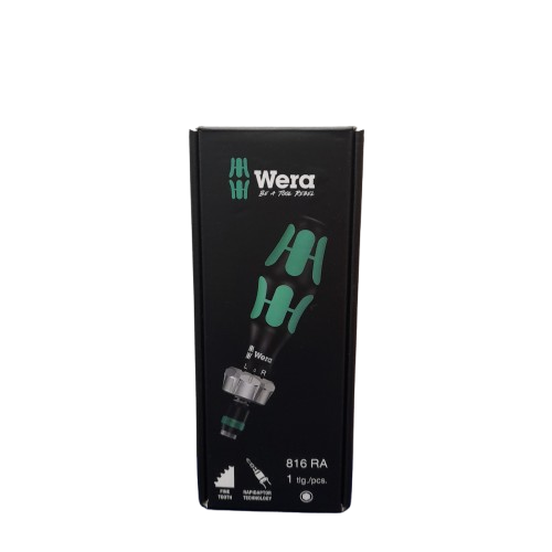 Wera Hexagon Magnetic Screwdriver, 1/4 in Tip, 25.5 mm Blade, 145 mm Overall (LN1344155)