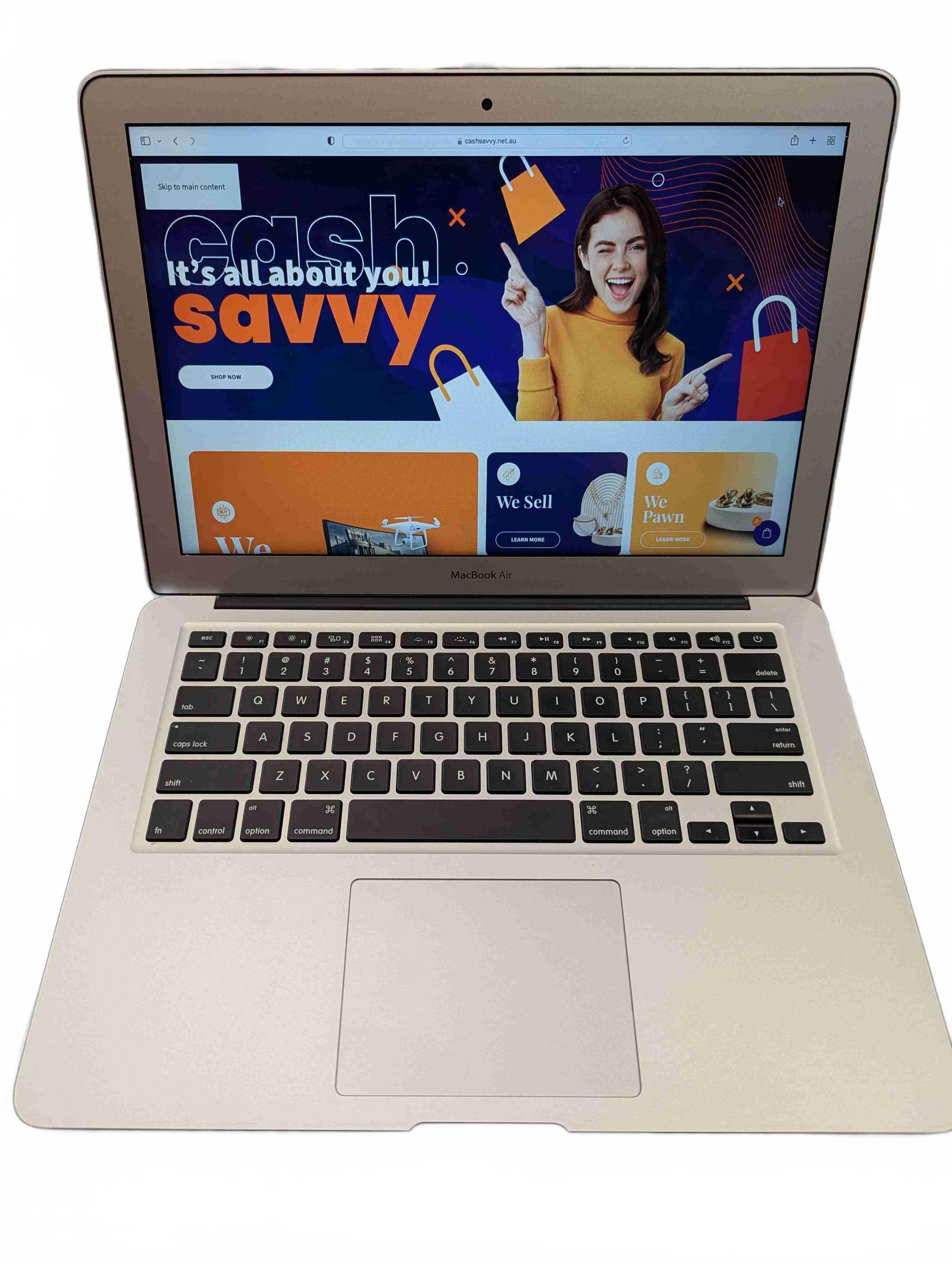 Apple MacBook Air 7,2 (A1466) 13-inch i5-5350U 128GB SSD 8GB RAM, MacOS Monterey 12.7.6, Very Good USED Condition, With Charger  (GE 1435359)