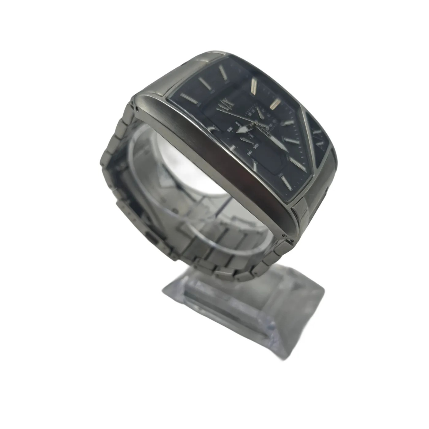 Armani Exchange Men’s Silver Steel Band Watch AX2029 (WR 1407518)