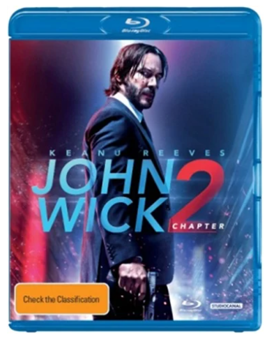 John Wick Chapter 2 Blu Ray + Digital Ultraviolet – Very Good Condition