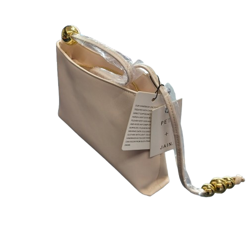 Peta And Jain Lucci Handbag Lucci Ivory Pebble Gold Trim New With Tags ( LE )