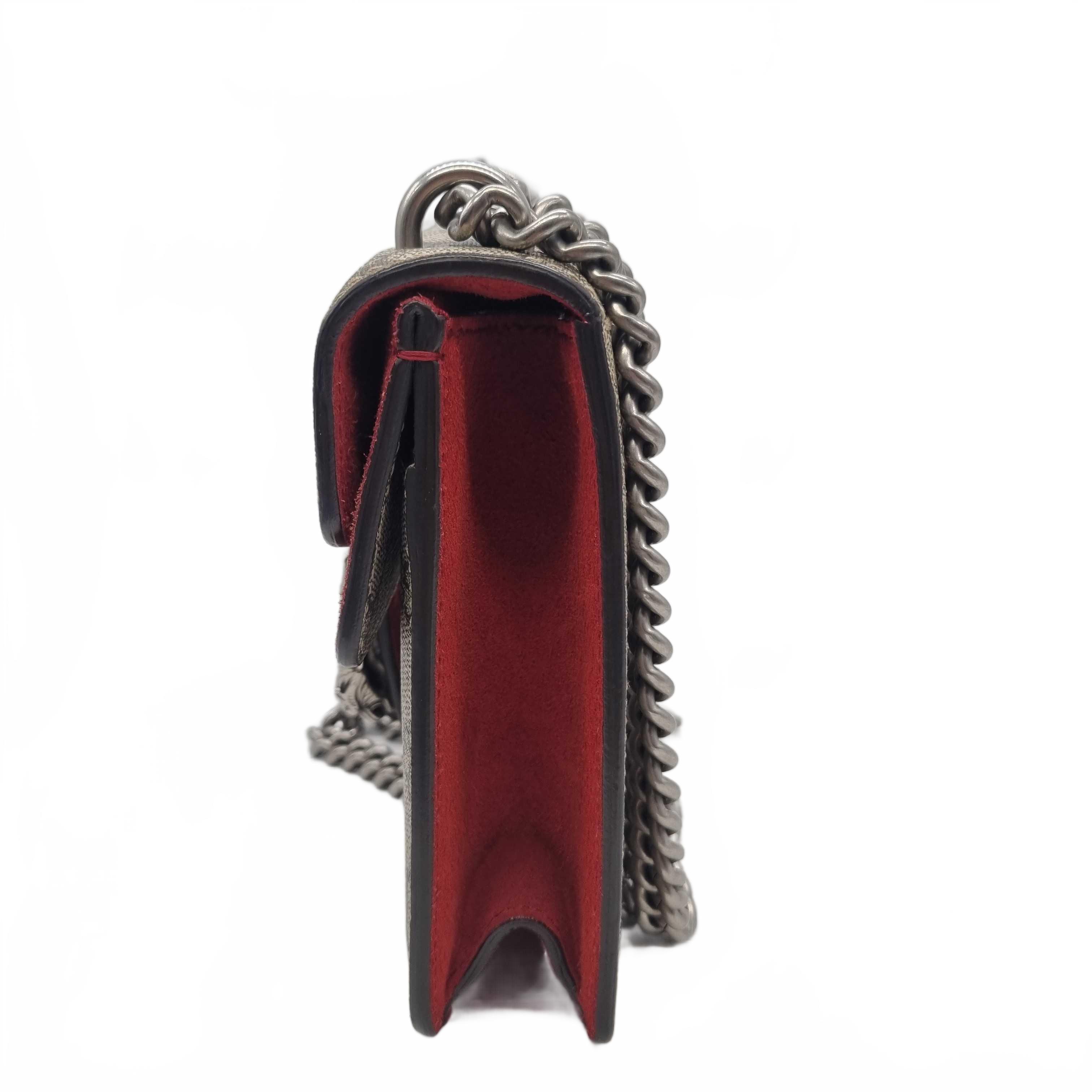 Gucci Dionysus Small Shoulder Bag Brown/Red (WR 1414481)