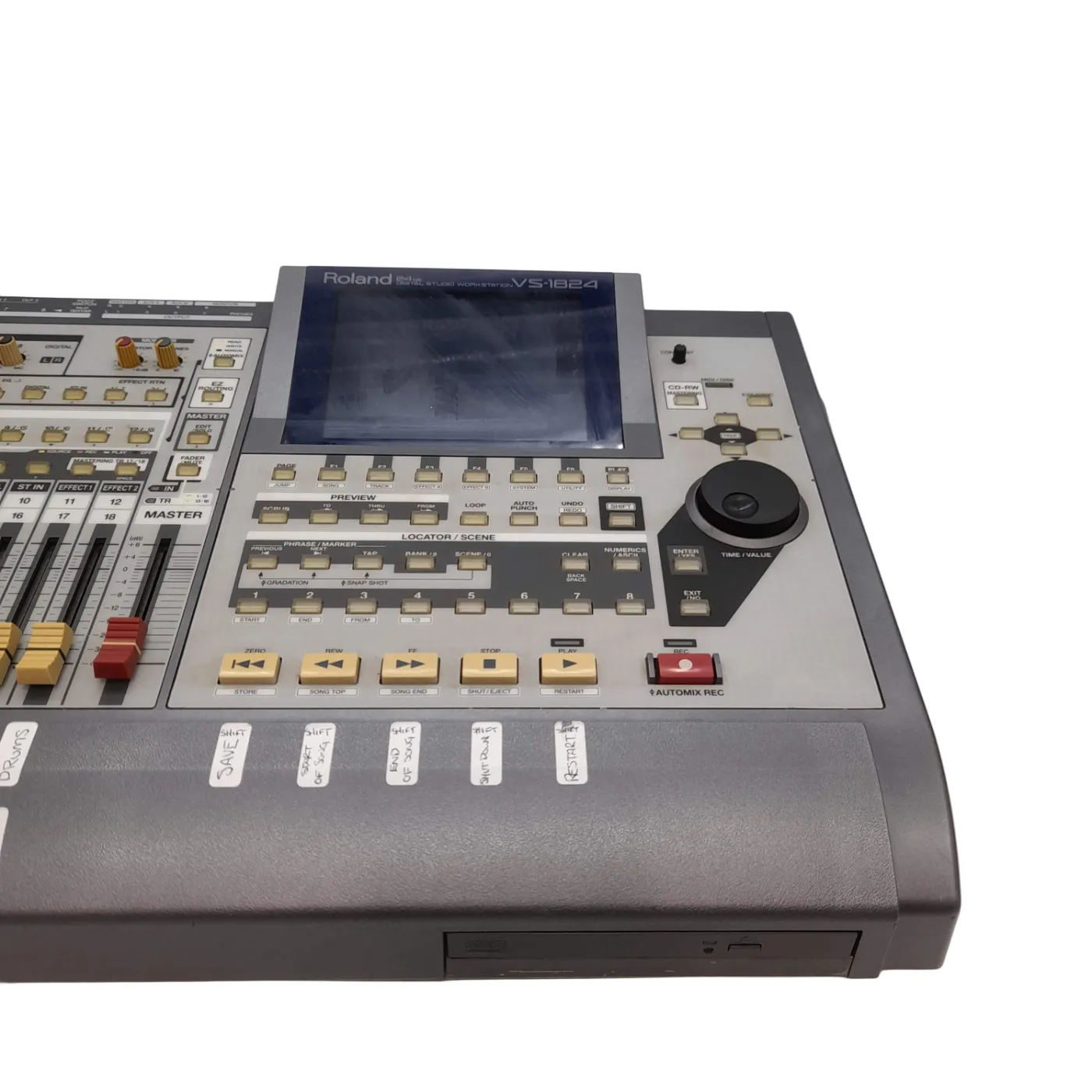 Roland VS-1824CD Digital Recorder + Power + Manuals *Pick Up Only* (WL 1400523)