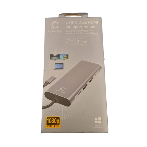 Comsol USB-C Dual HDMI Multiport Adapter CMSM02 (GE)