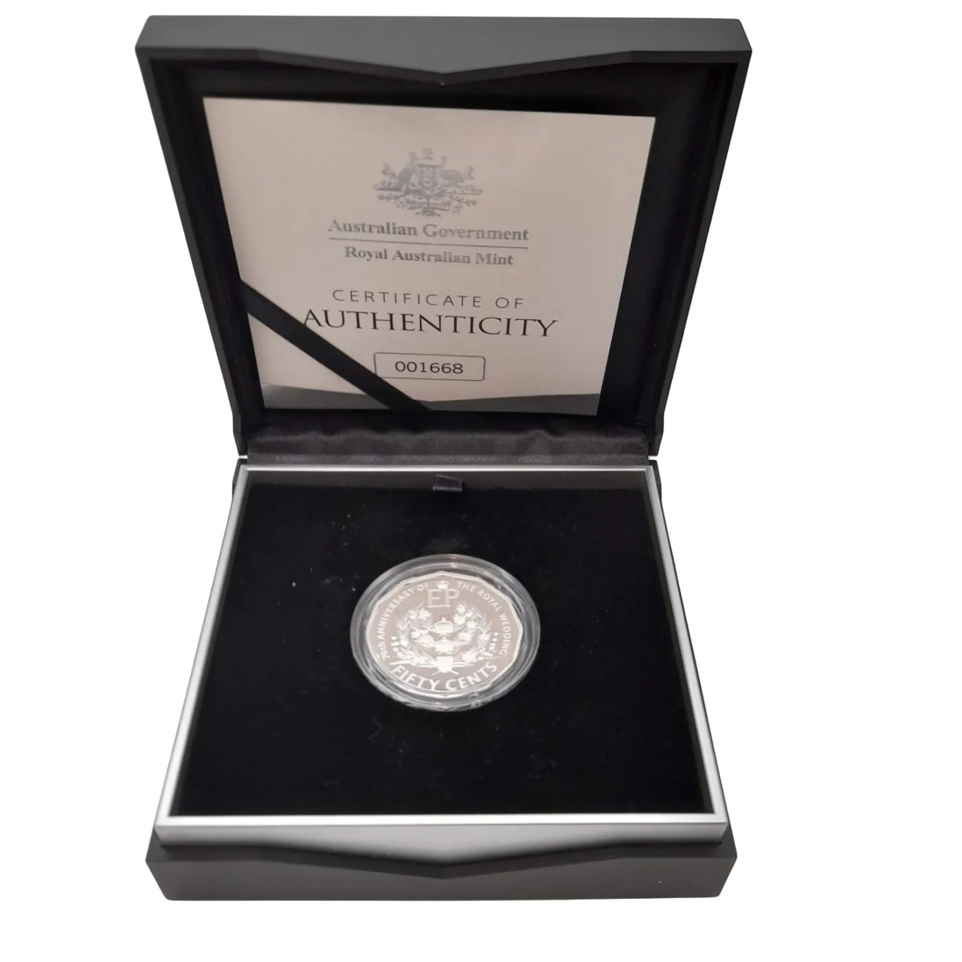 Royal Australian Mint 2017 70th Wedding Anniversary Coin (WL 1420239)