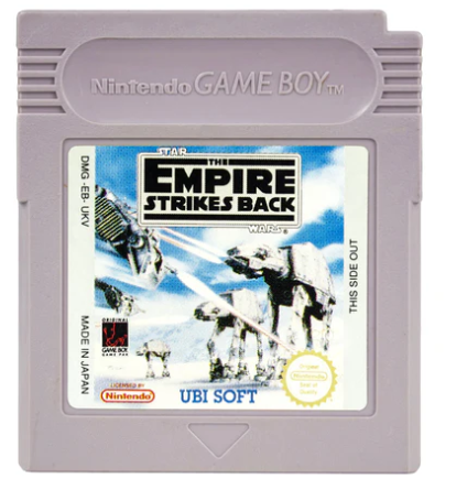 Star Wars Empire Strikes Back Nintendo Gamboy Cartridge – Good Condition (CP-1355533)