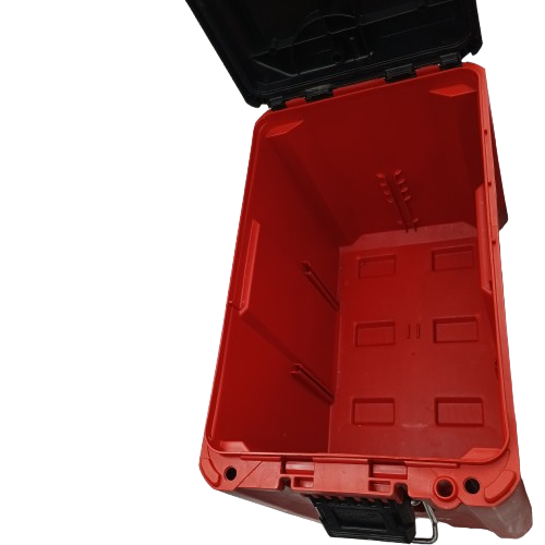 Milwaukee Packout Compact Tool Box 48228422, Red, Good USED Condition, No Internal Dividers (NA)