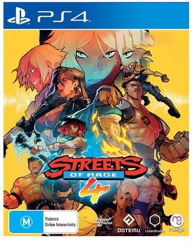Streets Of Rage 4 Playstation 4 Game Good Condition No Manual (MR1357563)
