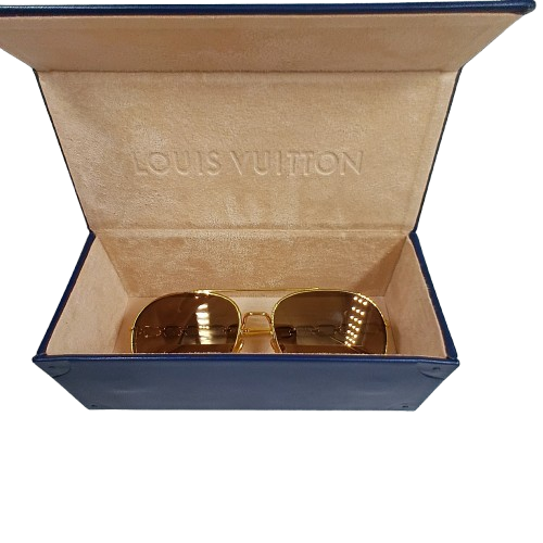 Louis Vuitton Sunglasses Z1539E Gold (NA)
