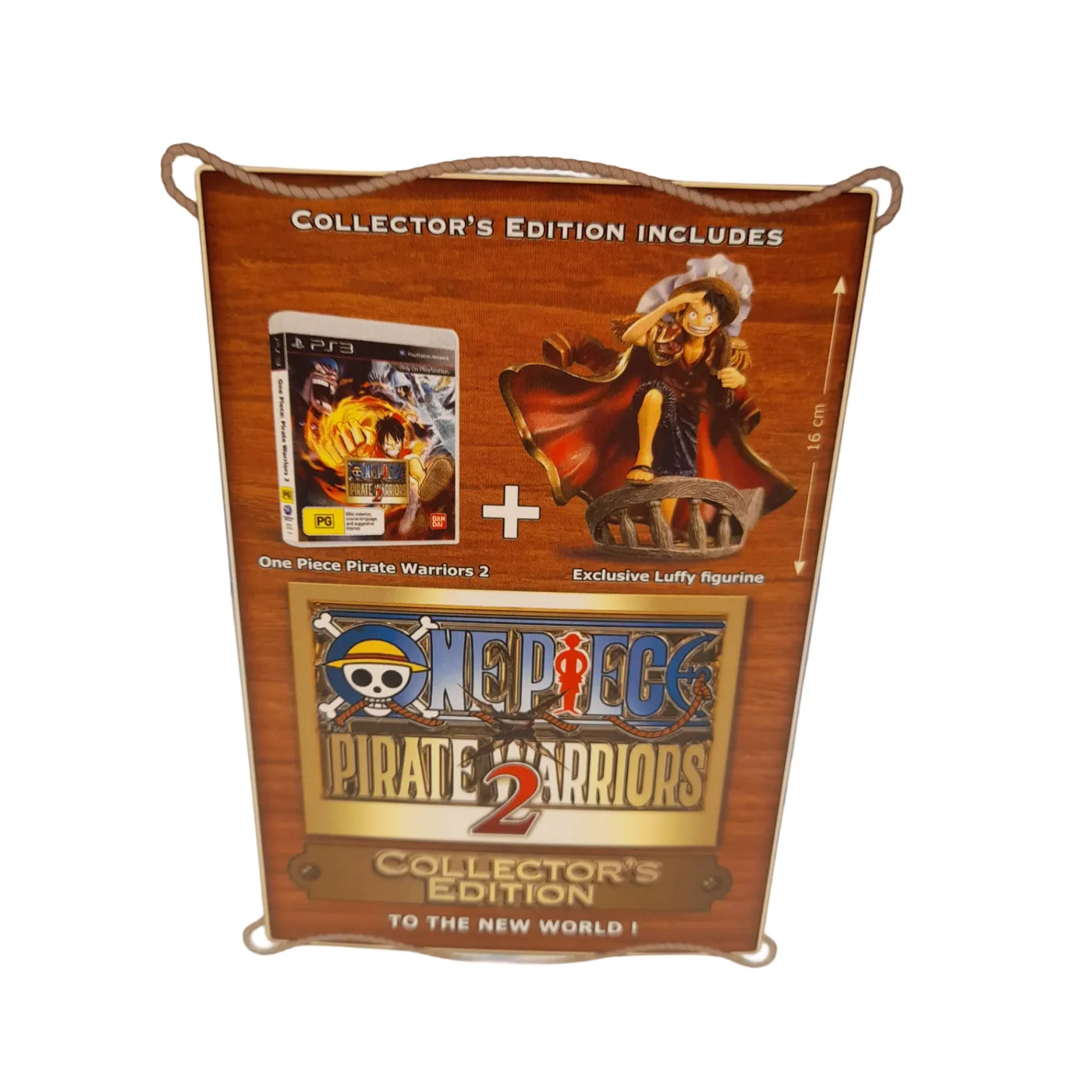 Bandai One Piece Pirate Warriors 2 Collector’s Edition PS3 Game Sealed+Figurine In Box (WL 1414121)