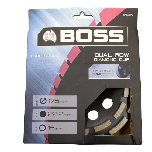 DTA Boss Dual Row 175mm Coarse Grinding Disc DGD175DC (LN)
