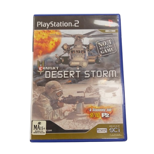Conflict Desert Storm Playstation 2 Game – Acceptable With Manual