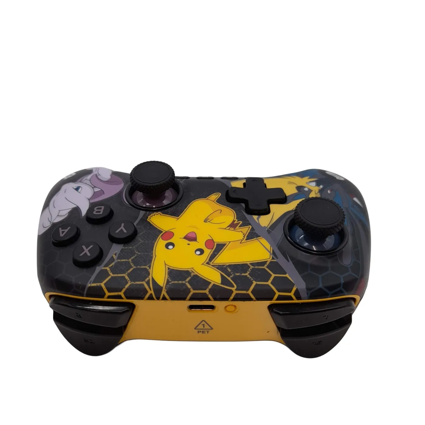 PowerA Enhanced Wireless Controller Switch Pokemon Pikachu Mewtwo + Box (WL 1422900)