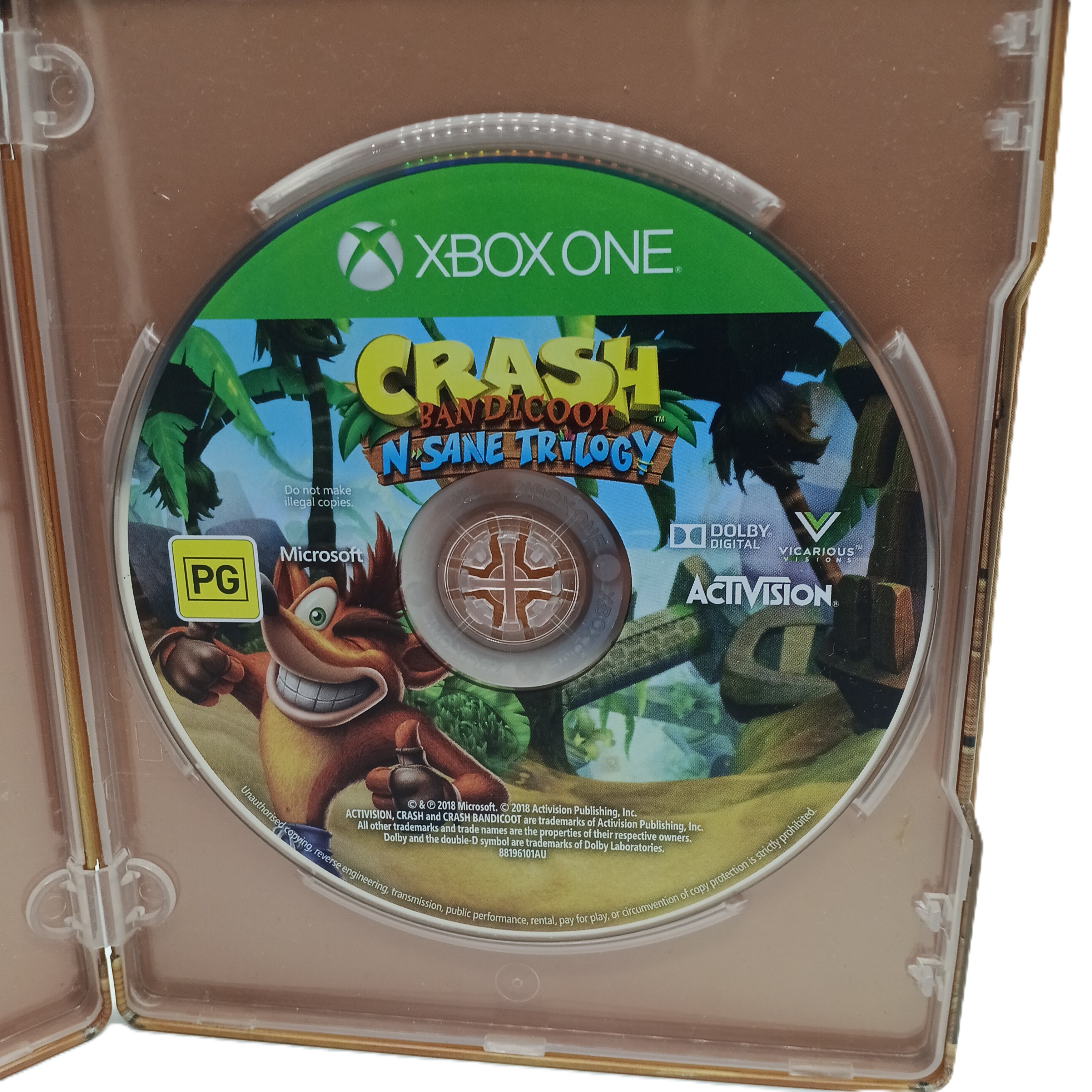 Crash Bandicoot N. Sane Trilogy Steel Case Xbox One (CP 1291666)