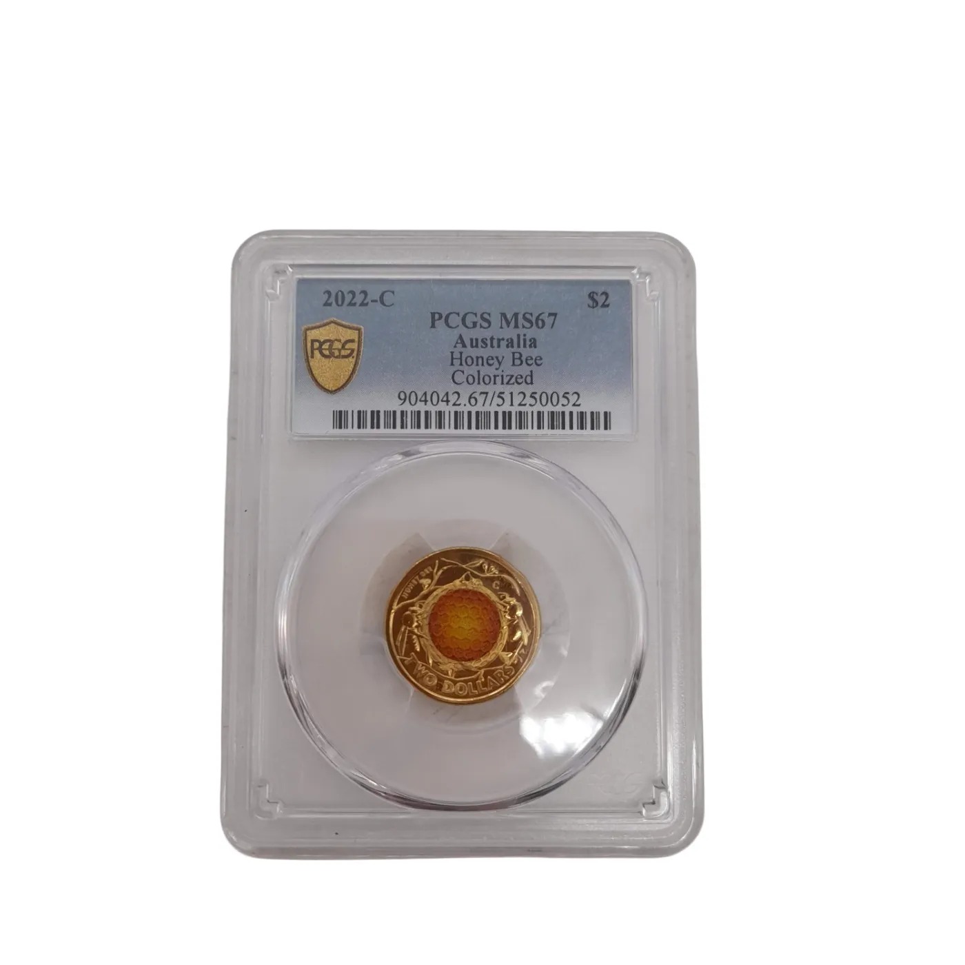 Australia 2022 $2 Honey Bee Coin PCGS MS67 (WL)