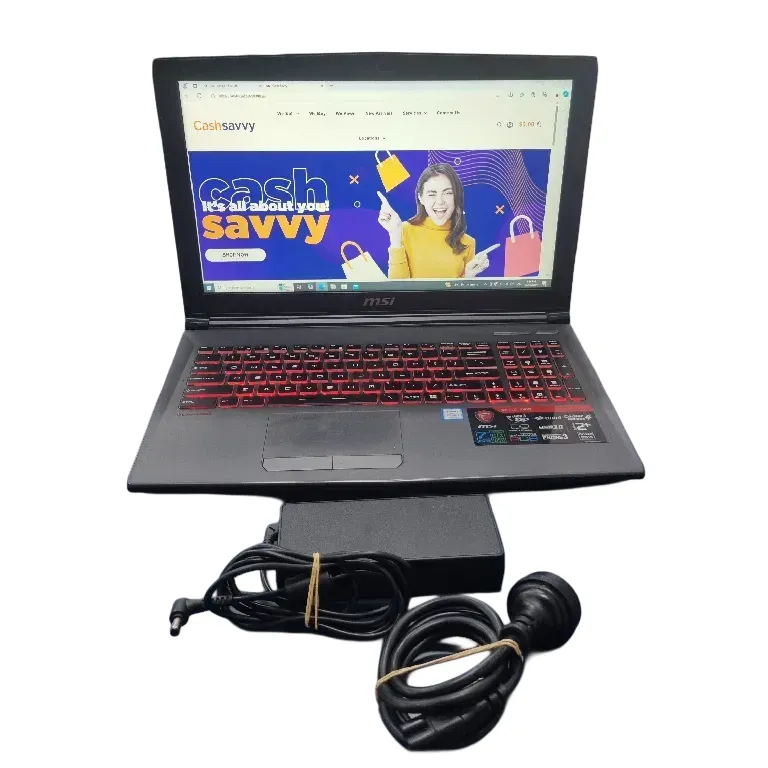 MSI Laptop MS-16J9 Comes With Charger