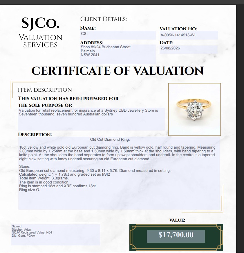 Tiffany & Co. Platinum Diamond Round Ring PT950 1.03CT Ring Size:Q Val:$36500 (WL1388654)
