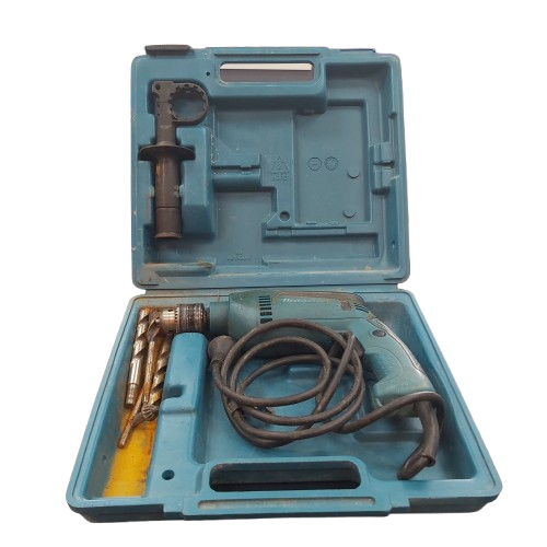 Makita HP1640 Hammer Drill, 240v, In Hard Case With Drill Bits