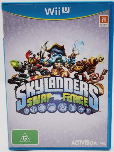 Skylanders Swap Force Wii U Game Good Condition with Manual