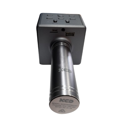 XCD Bluetooth Karaoke Microphone XCDTWS2MICGY Silver (LN)