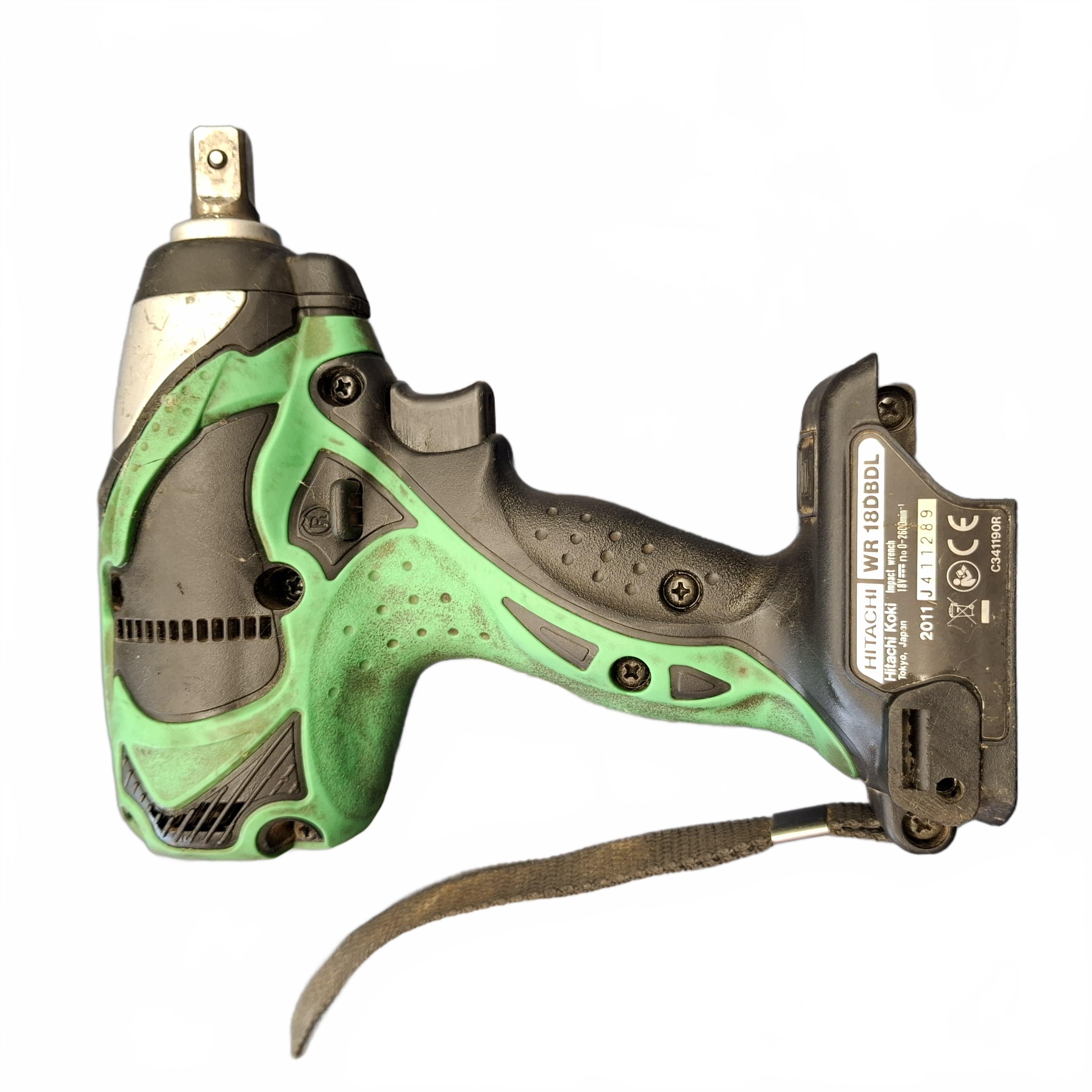 Hitachi WR 18DBDL 18V Half Inch Impact Driver Green (1429957) (JN)