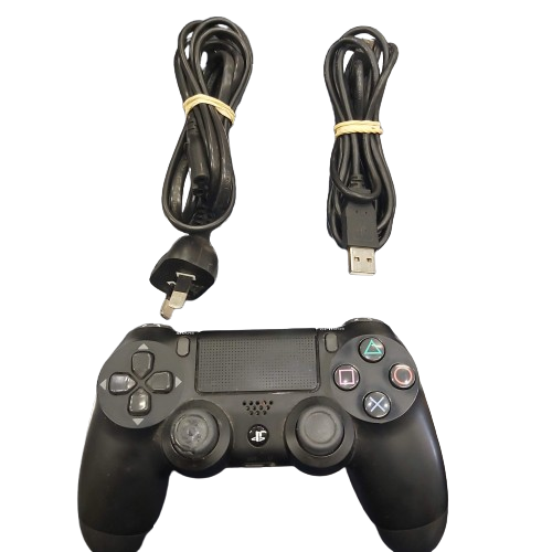 Sony Playstation 4 Console CUH-1202A 500GB, Black, Good Condition, With Controller, MicroUSB + Power Cable