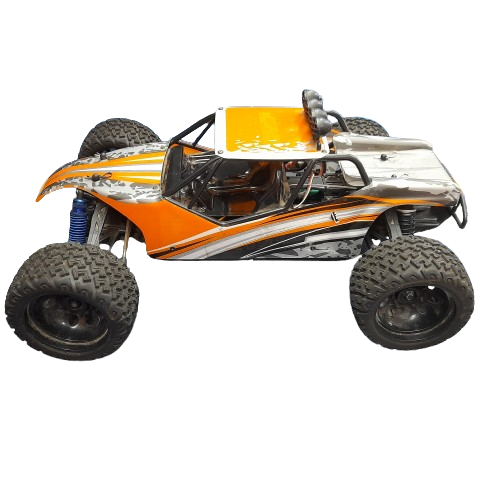 Custom Built DHK RC Car Black/Orange Brushed Motor with Controller (LN)