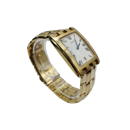 Seiko Quartz Gold Tone Mens Watch 7N39-0AP0 (WR 1374191)