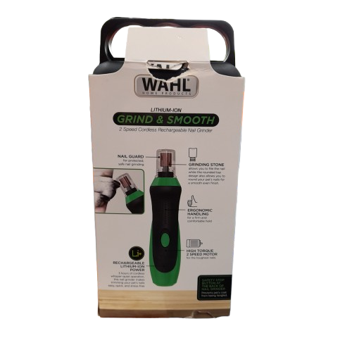 Wahl Grind & Smooth Nail Grinder For Dogs Green Black (LN1422895) (NA)