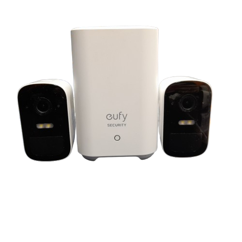Eufy Security Camera T8010X HomeBase 2 with 2 EufyCam 2C Cameras and Power Adapter (MR)