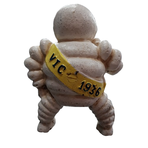 Michelin Man Figure Vic 1936 White Money box ( Vintage )