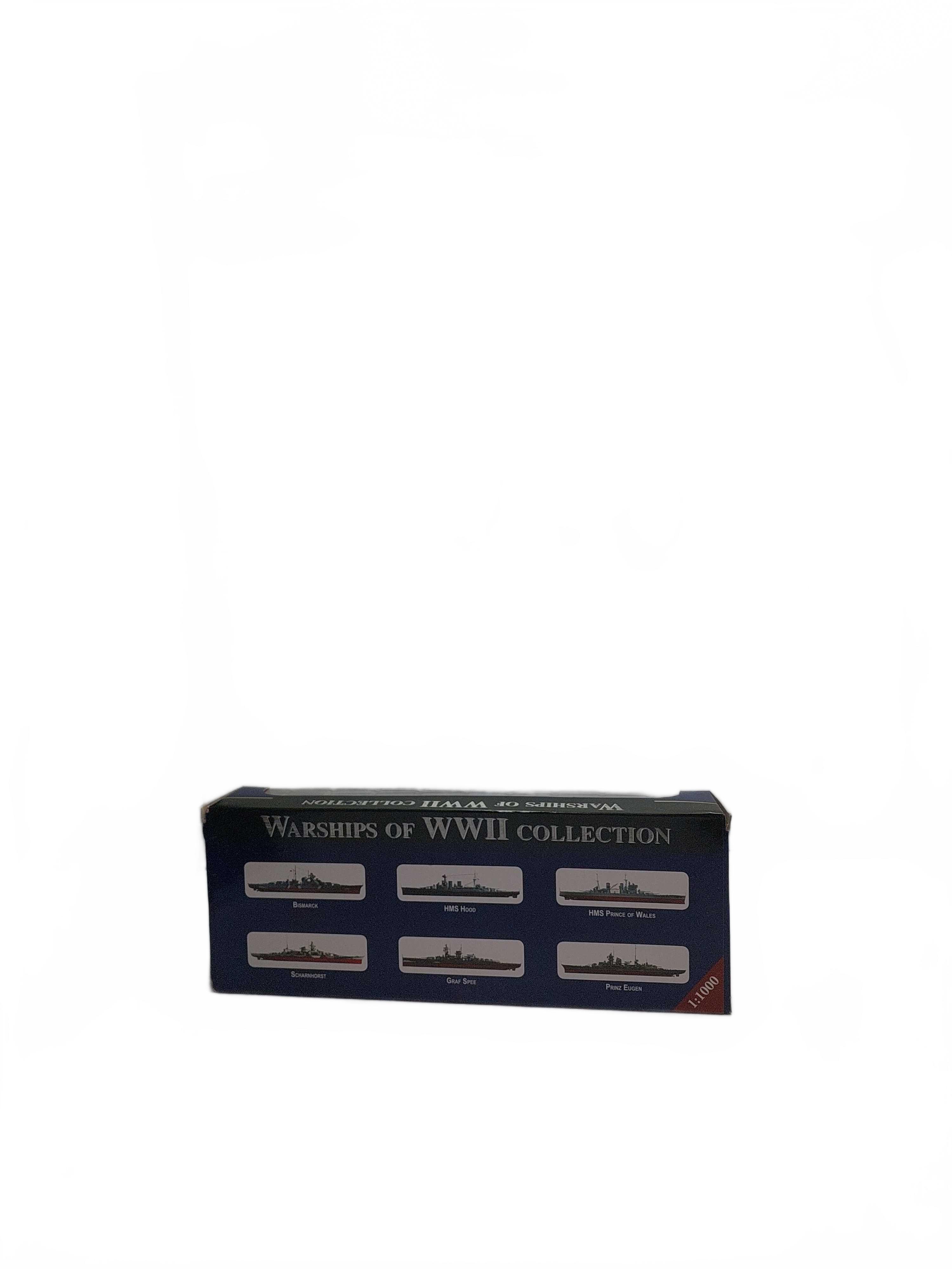 WW2 Model Boat HMS HOWE 1942 red/grey In Box (GB1429205)